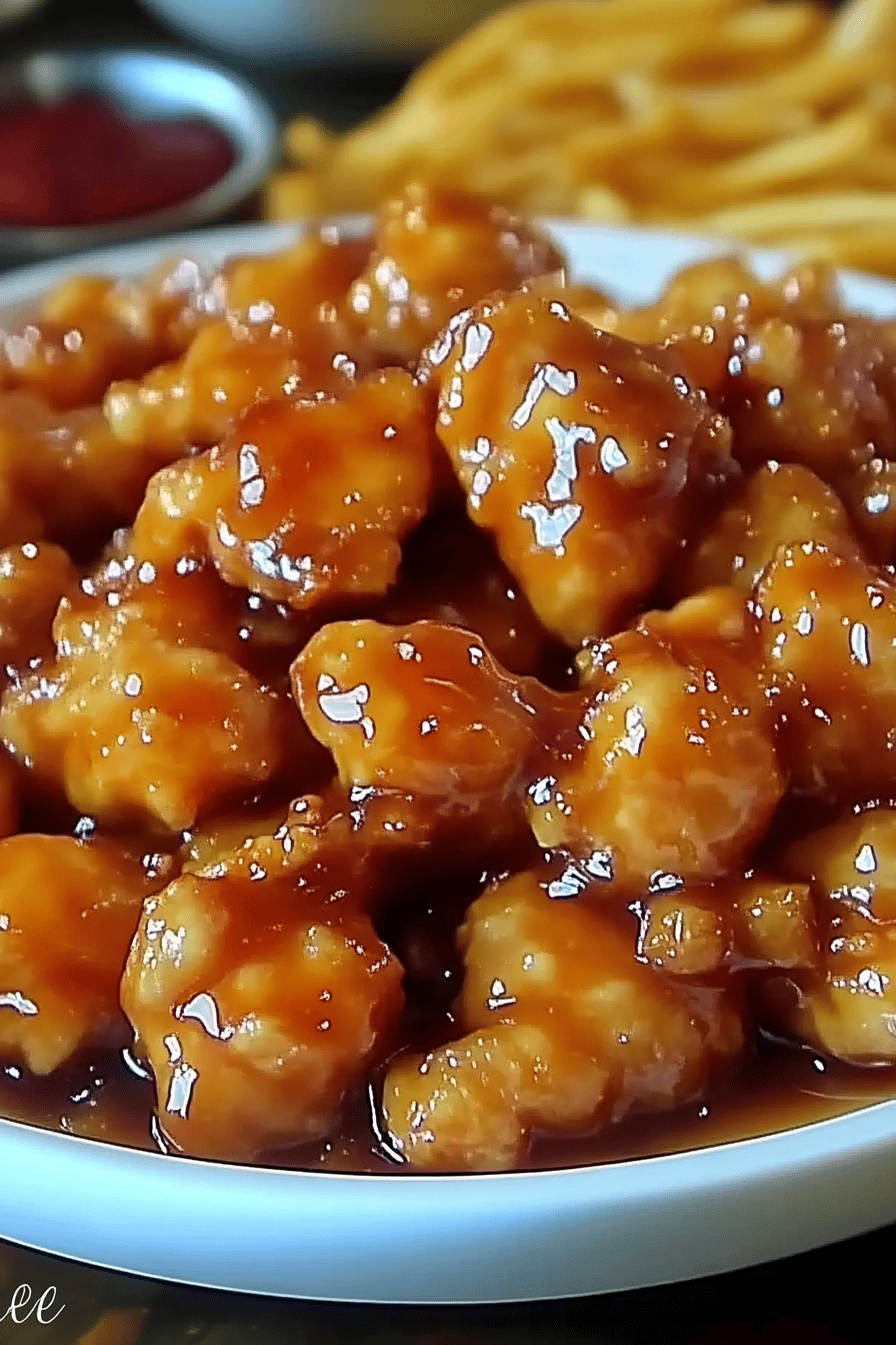Orange Chicken Recipe ingredients organized and measured on kitchen counter