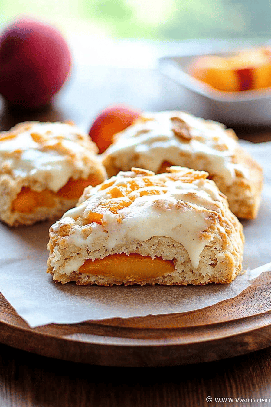 Peach Scones