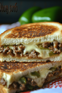 Philly cheesesteak grilled cheese