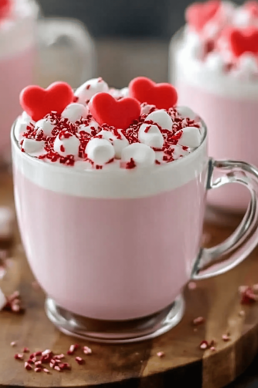 Pink Hot Chocolate slice on plate showing perfect texture and swirl pattern