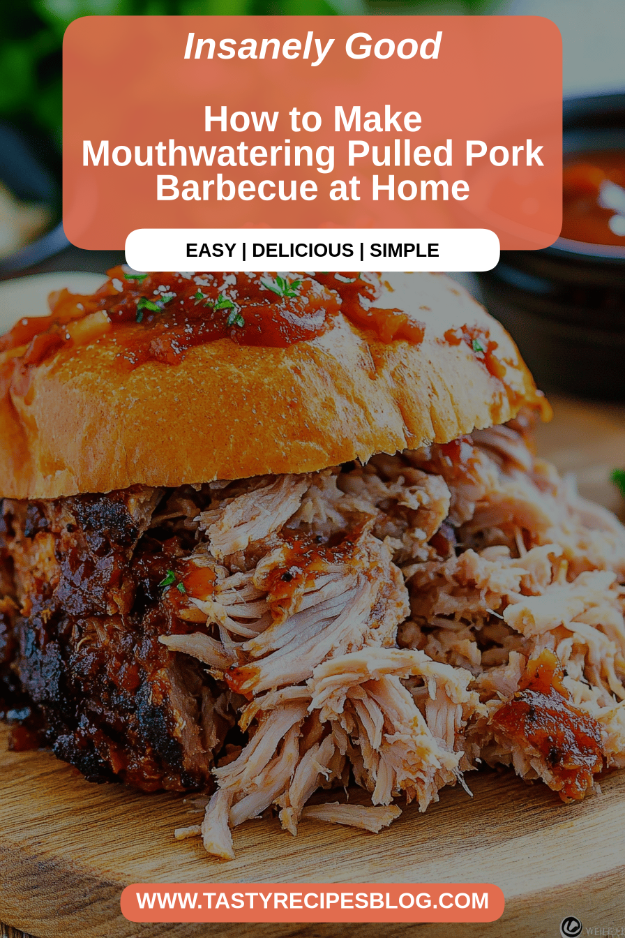 Pulled Pork Barbecue final dish beautifully presented and ready to serve