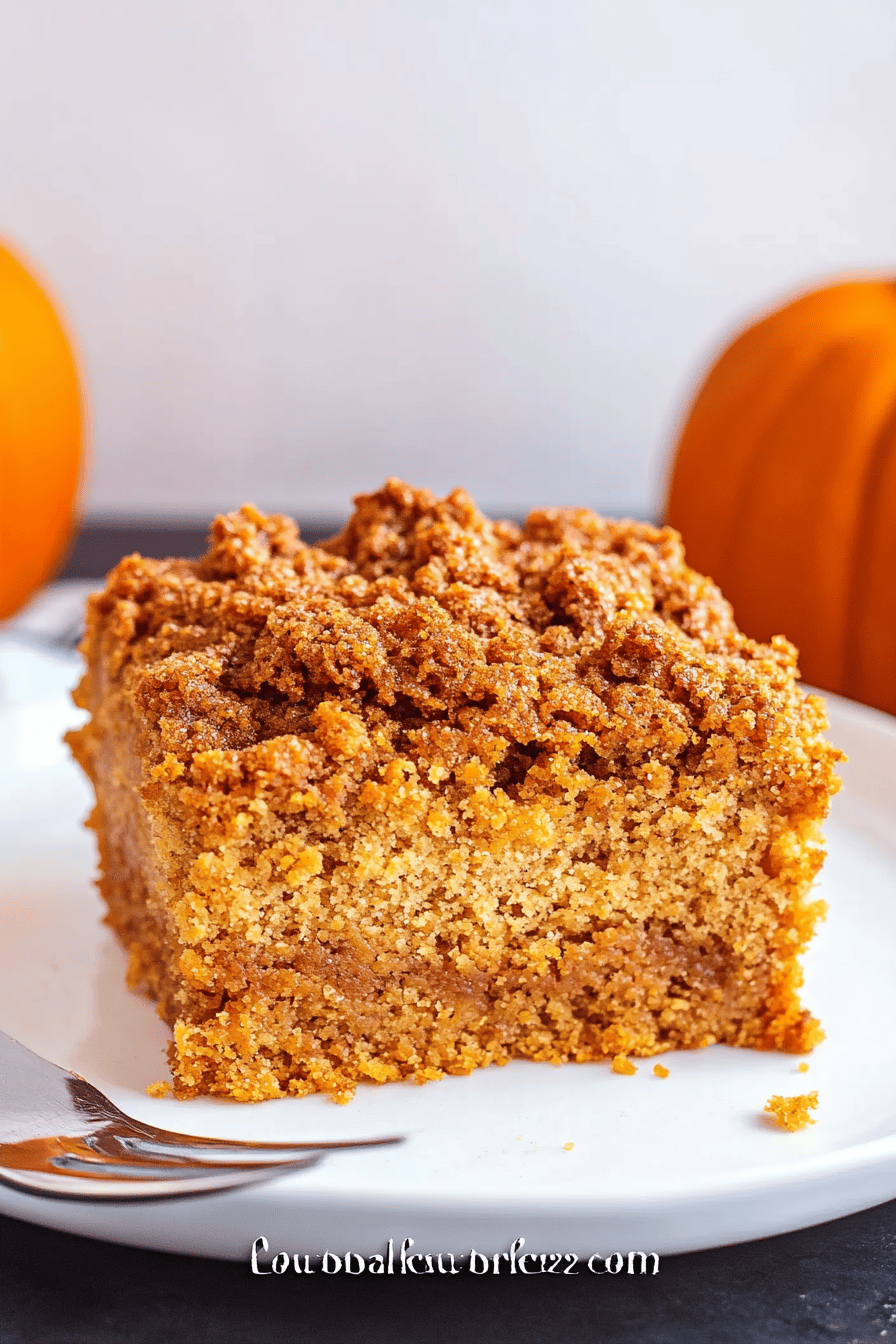 Pumpkin Coffee Cake Recipe