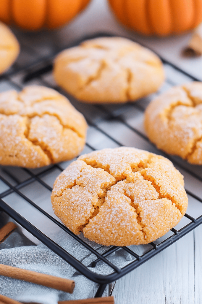 Pumpkin sugar cookies