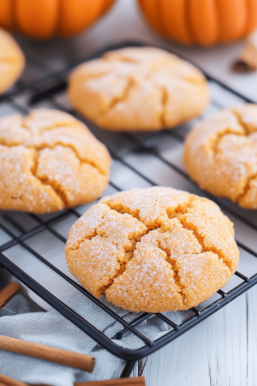 Pumpkin sugar cookies