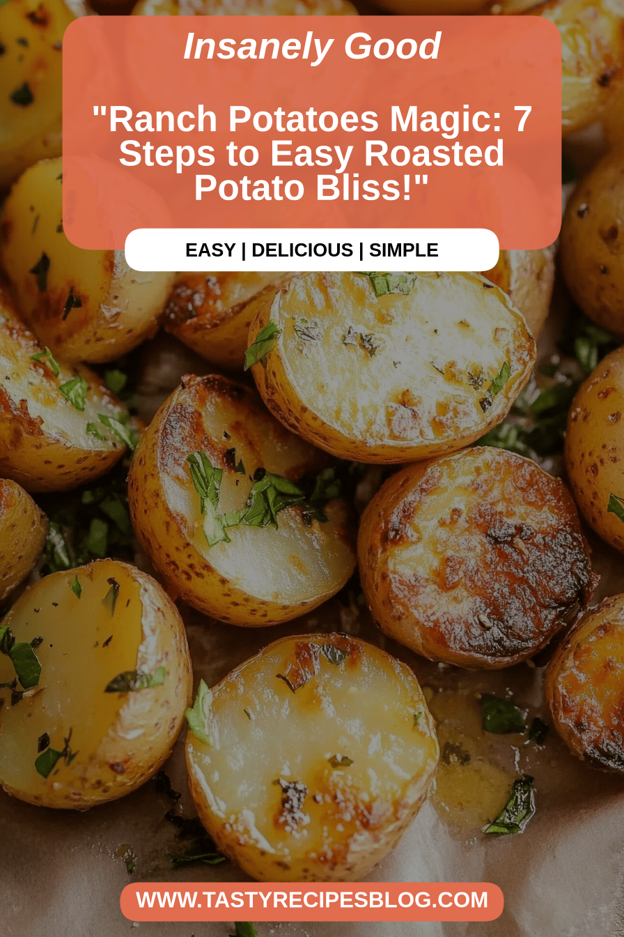 Ranch Potatoes Recipe final dish beautifully presented and ready to serve