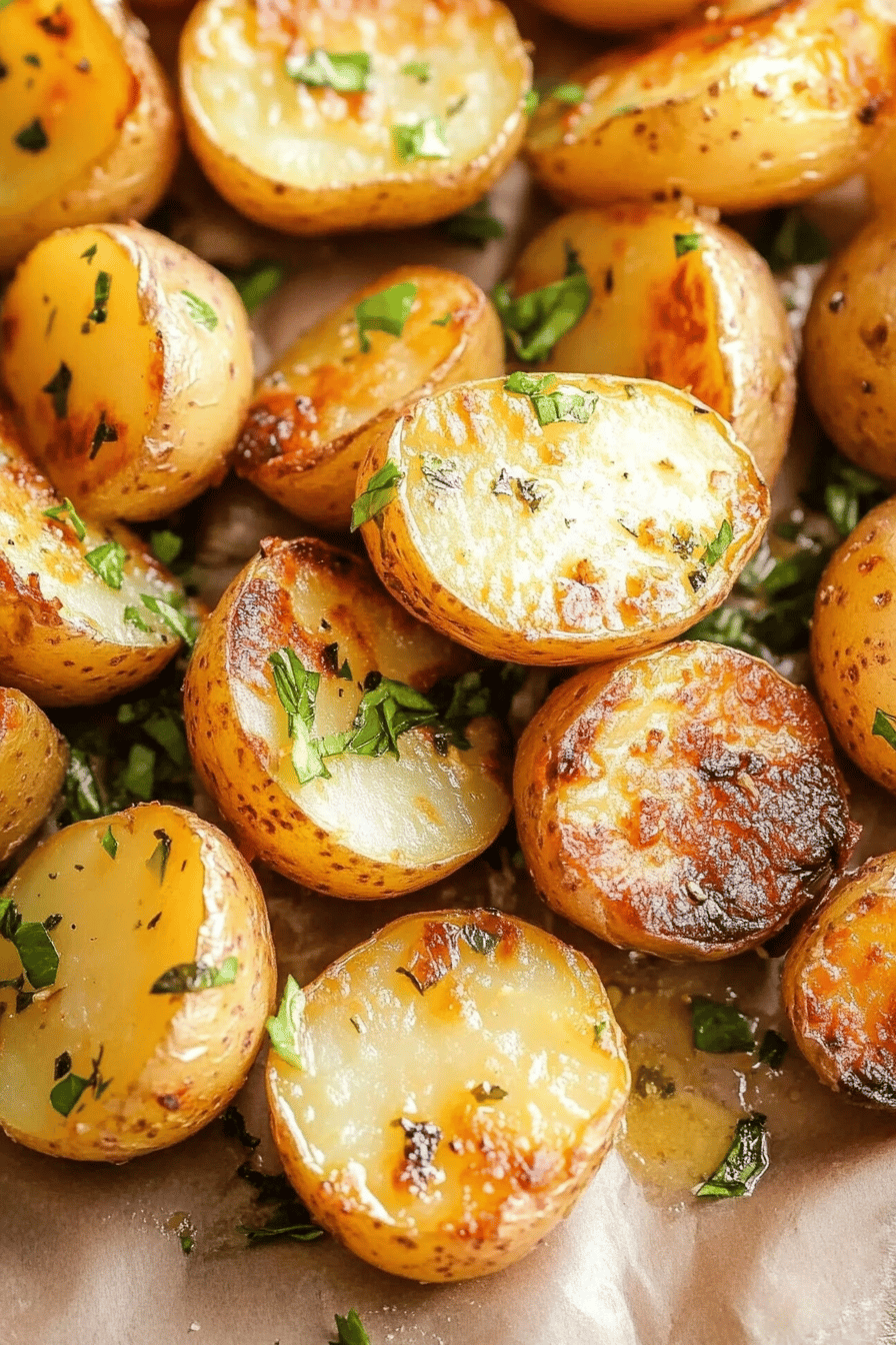 Ranch Potatoes Recipe ingredients organized and measured on kitchen counter