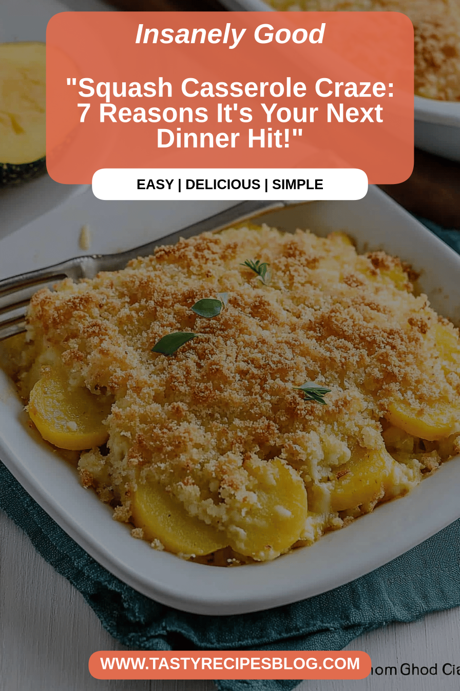 Squash Casserole Recipe final dish beautifully presented and ready to serve