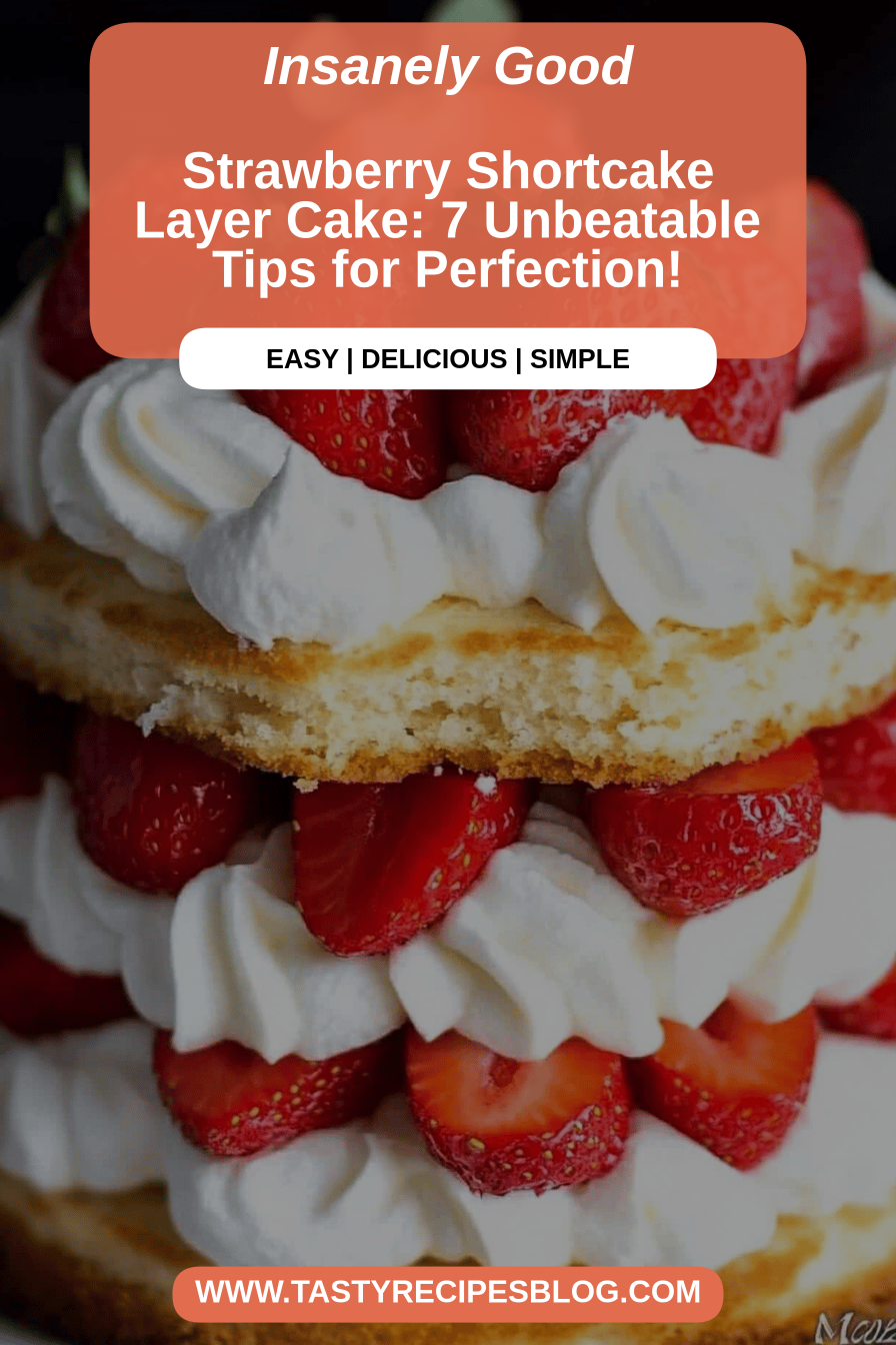 Strawberry Shortcake Recipe final dish beautifully presented and ready to serve