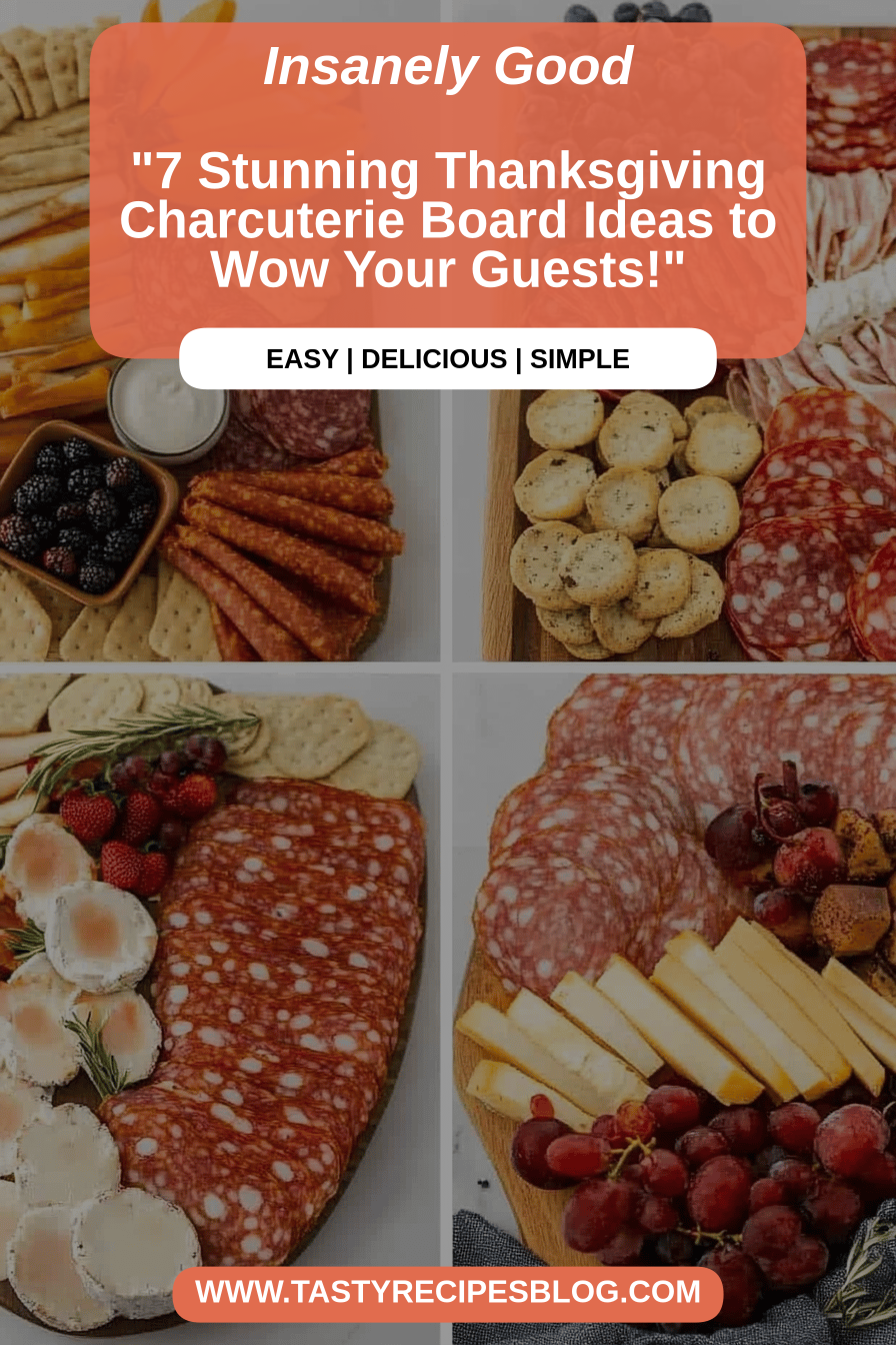 Thanksgiving Charcuterie Board Ideas final dish beautifully presented and ready to serve