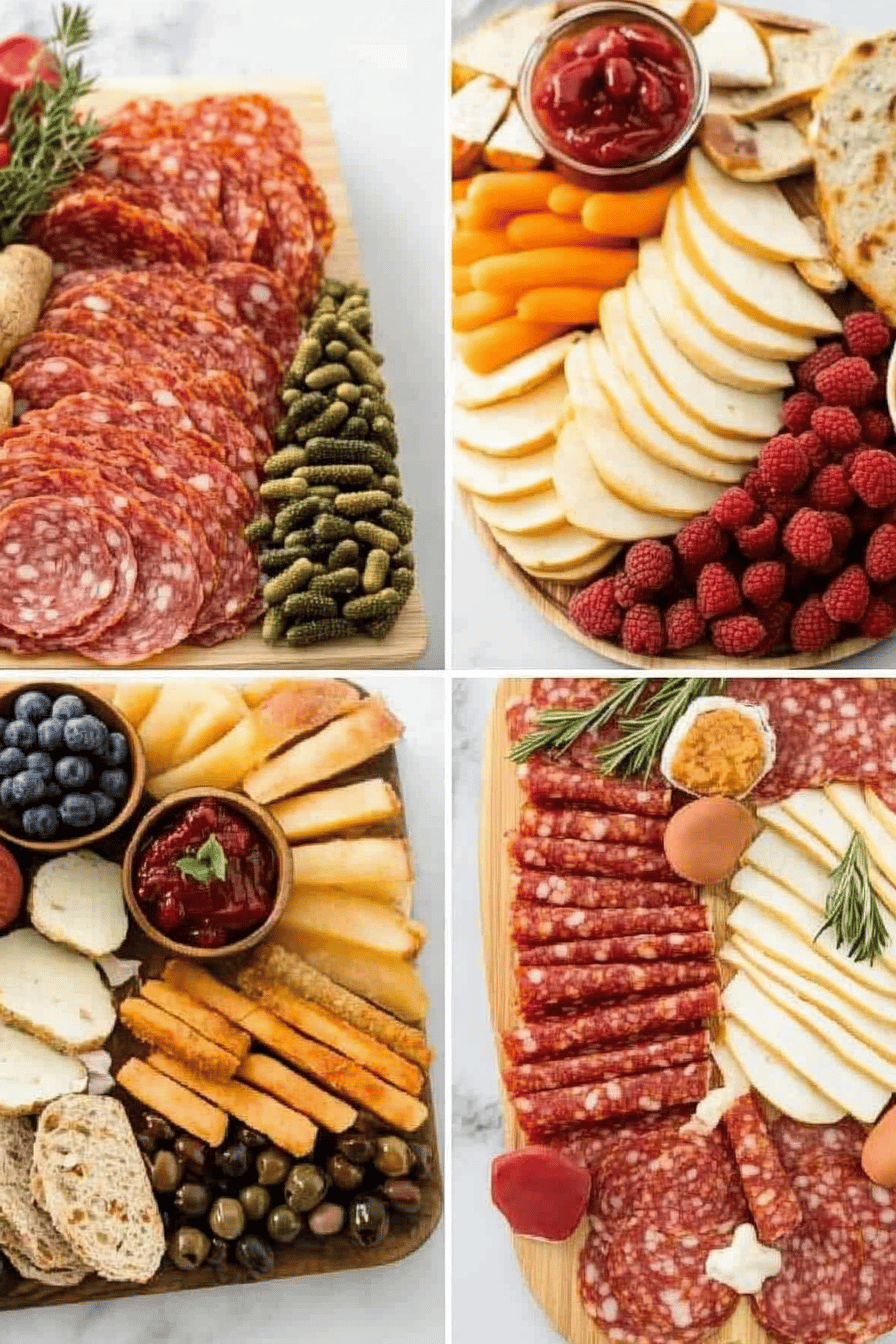 Thanksgiving Charcuterie Board Ideas slice on plate showing perfect texture and swirl pattern