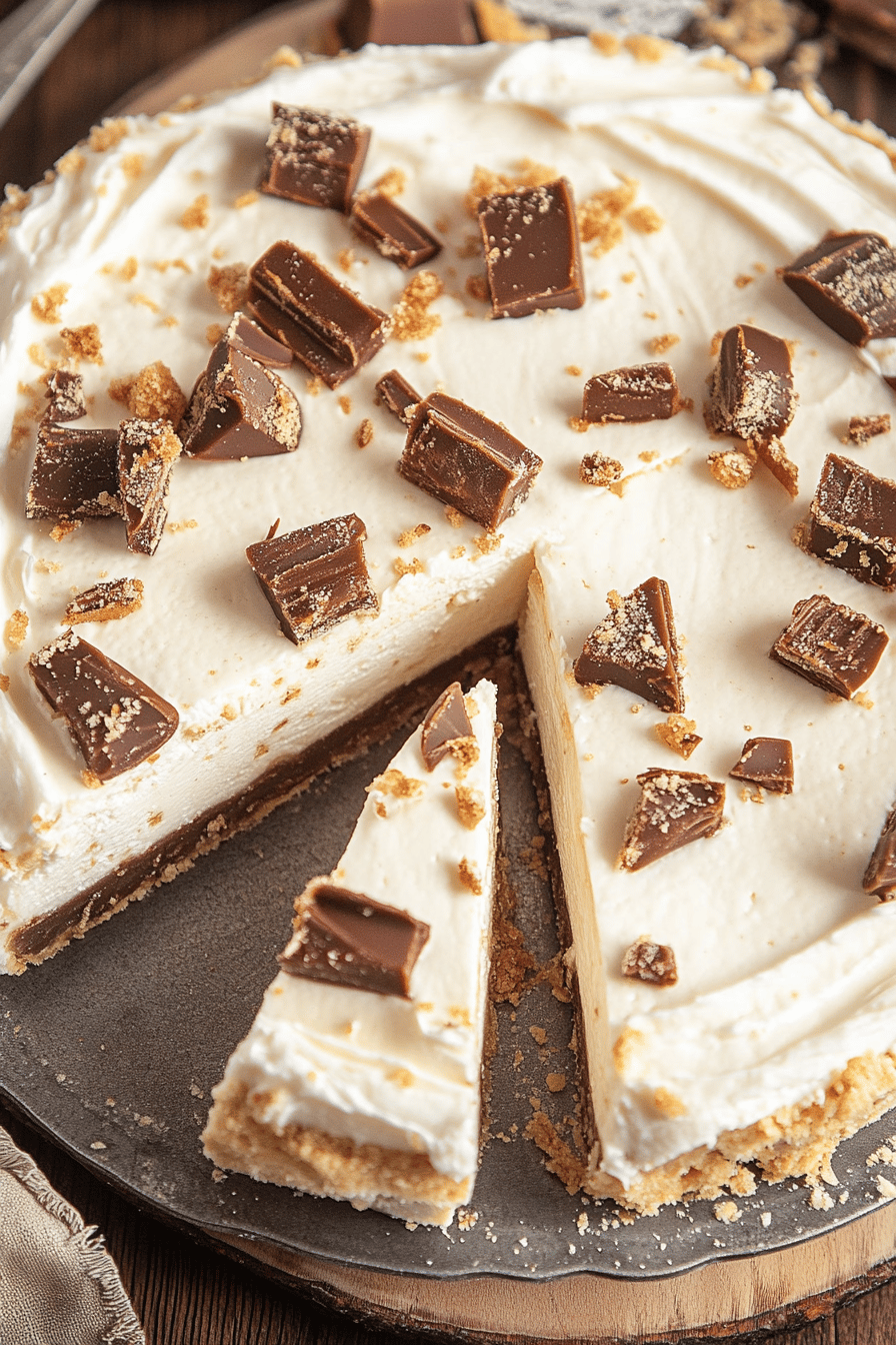 Toffee Cheesecake Pie