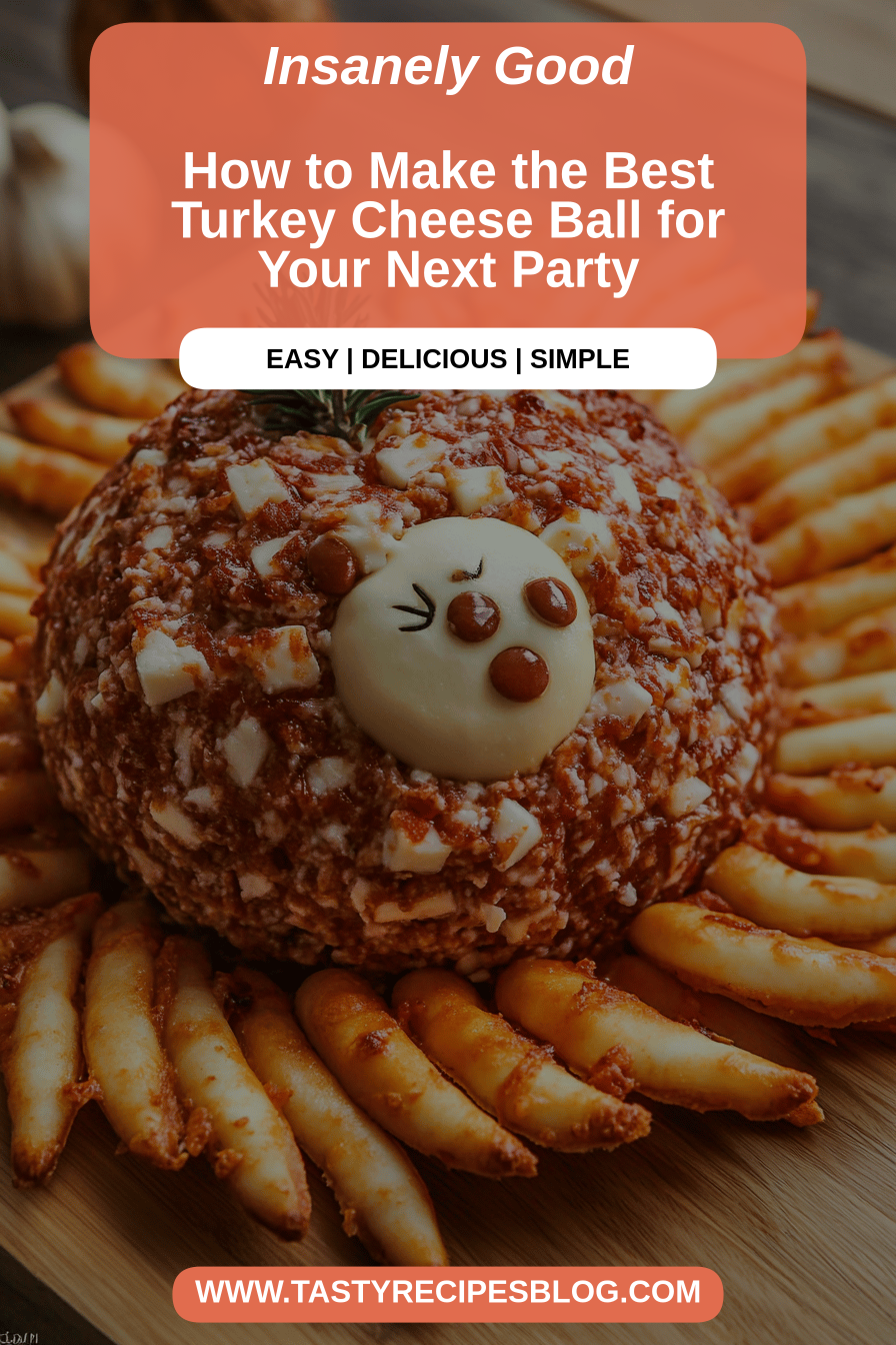 Turkey Cheese Ball Recipes final dish beautifully presented and ready to serve