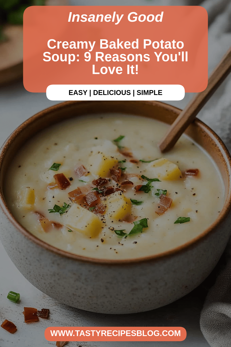 baked potato soup final dish beautifully presented and ready to serve