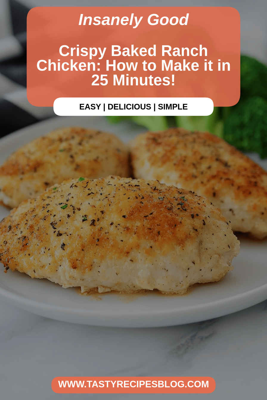 baked ranch chicken final dish beautifully presented and ready to serve