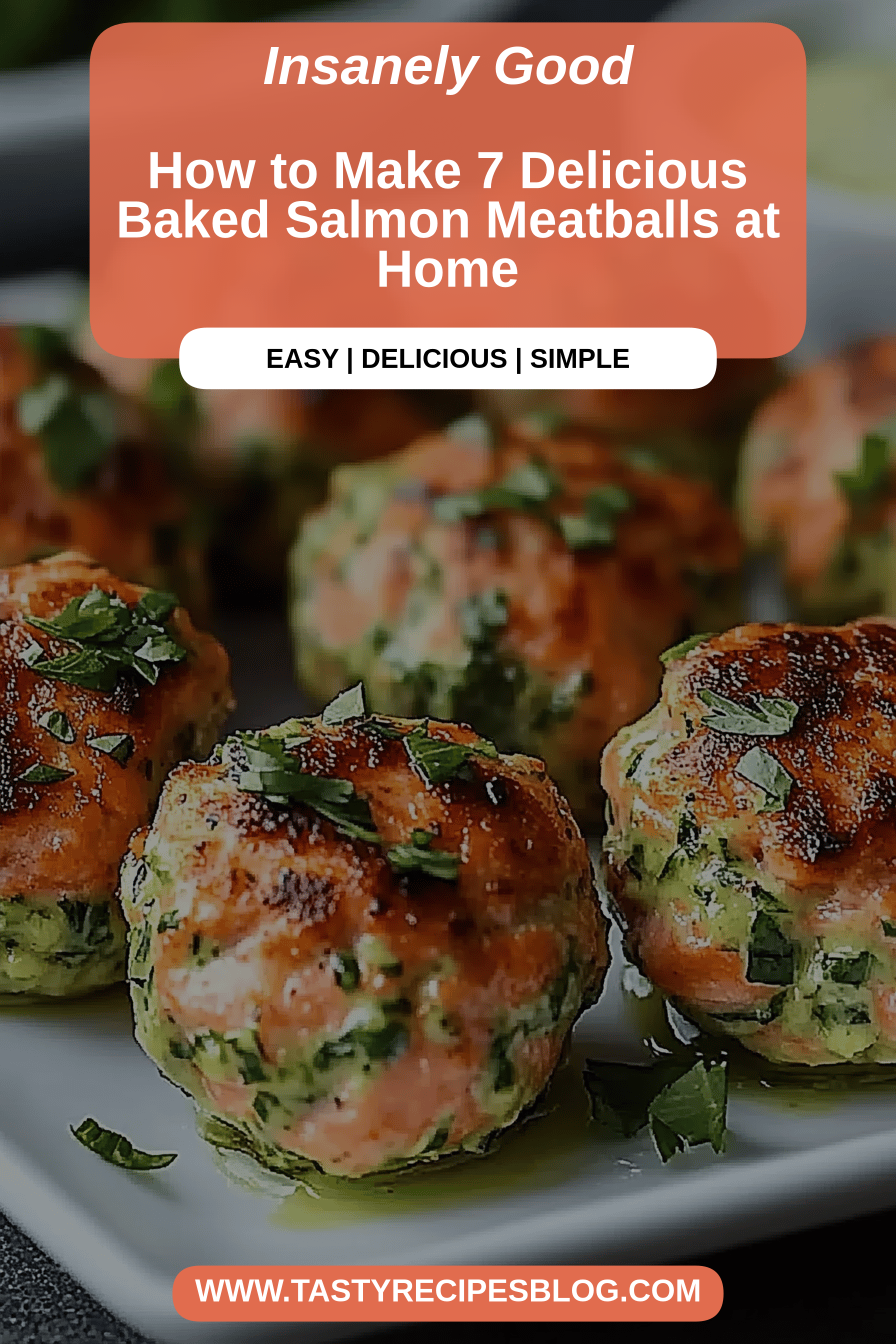 baked salmon meatballs final dish beautifully presented and ready to serve