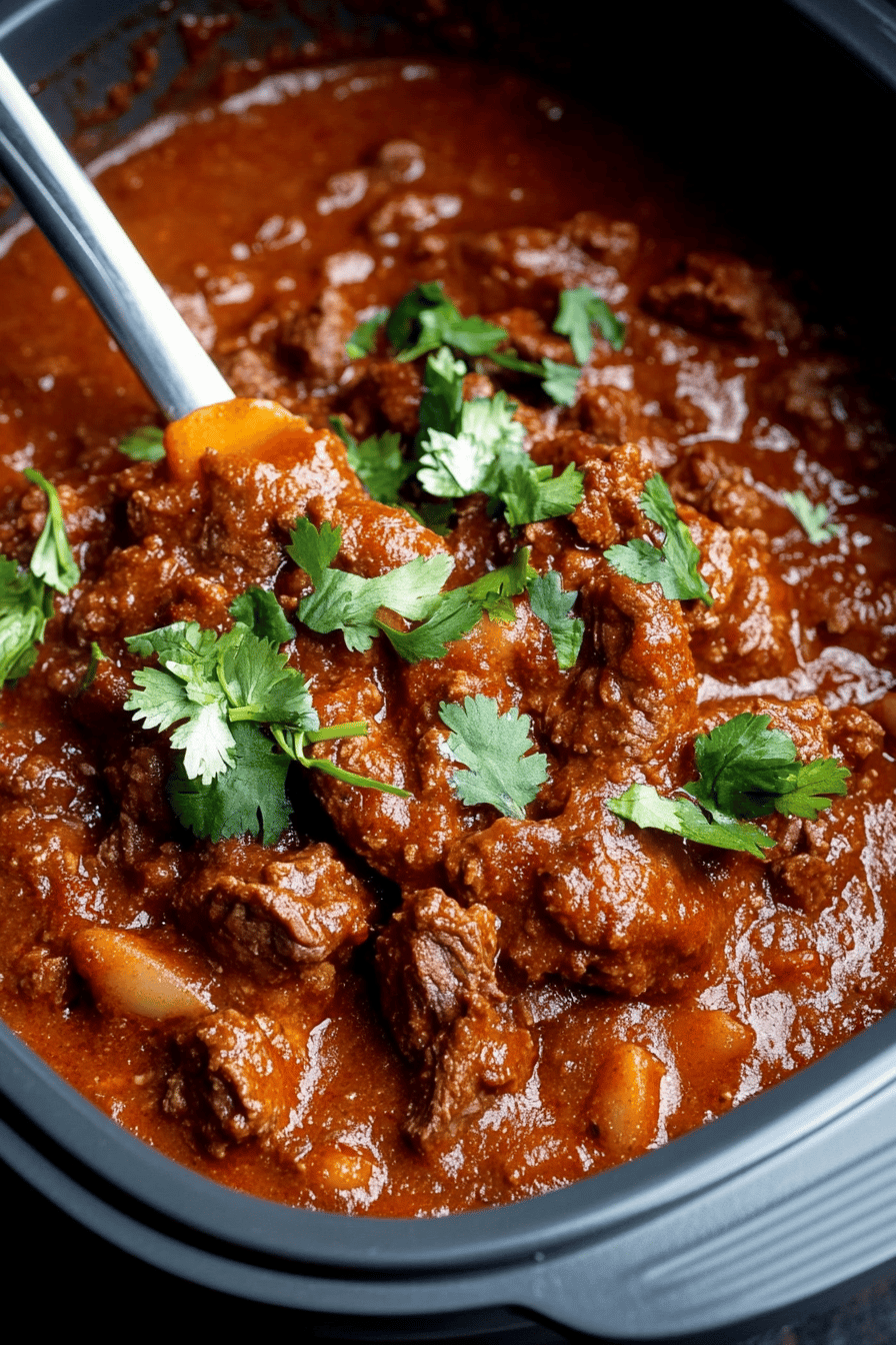 beef chilli ingredients organized and measured on kitchen counter