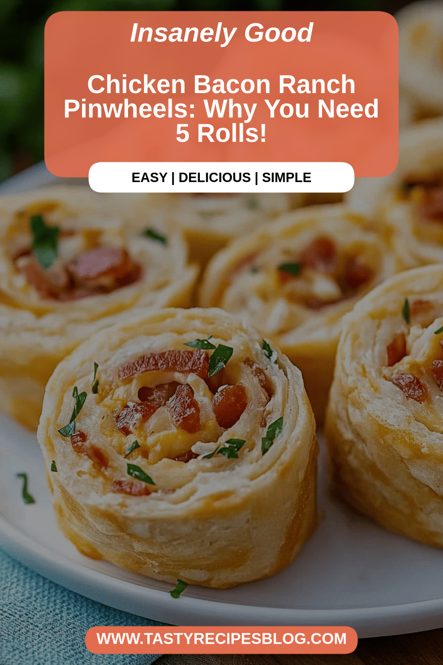 chicken bacon ranch pinwheels final dish beautifully presented and ready to serve