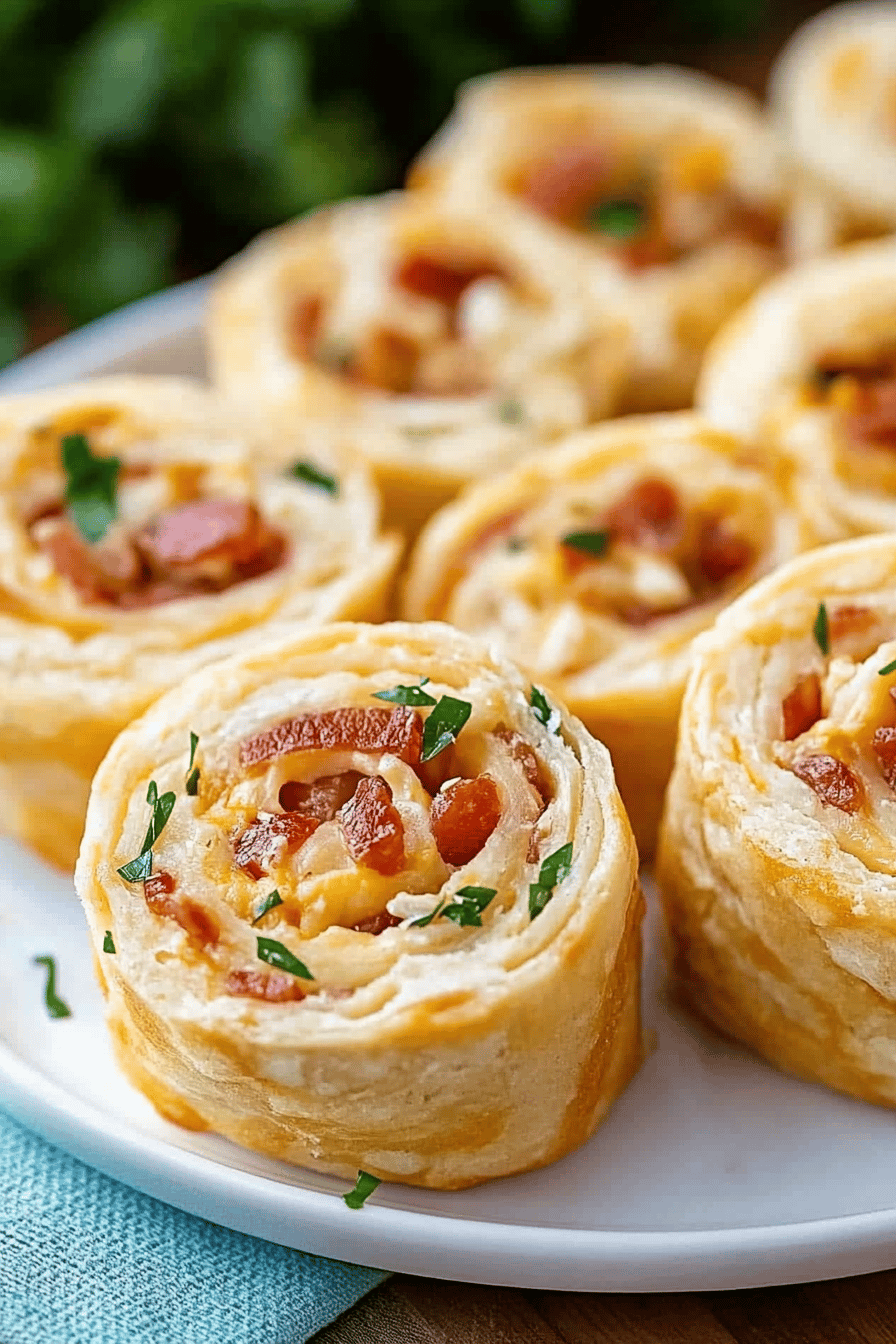 chicken bacon ranch pinwheels ingredients organized and measured on kitchen counter
