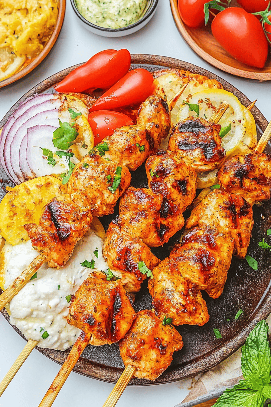 chicken kabobs