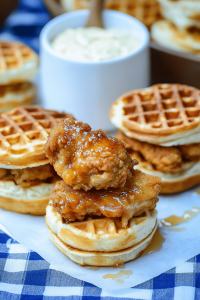 chicken waffle sliders