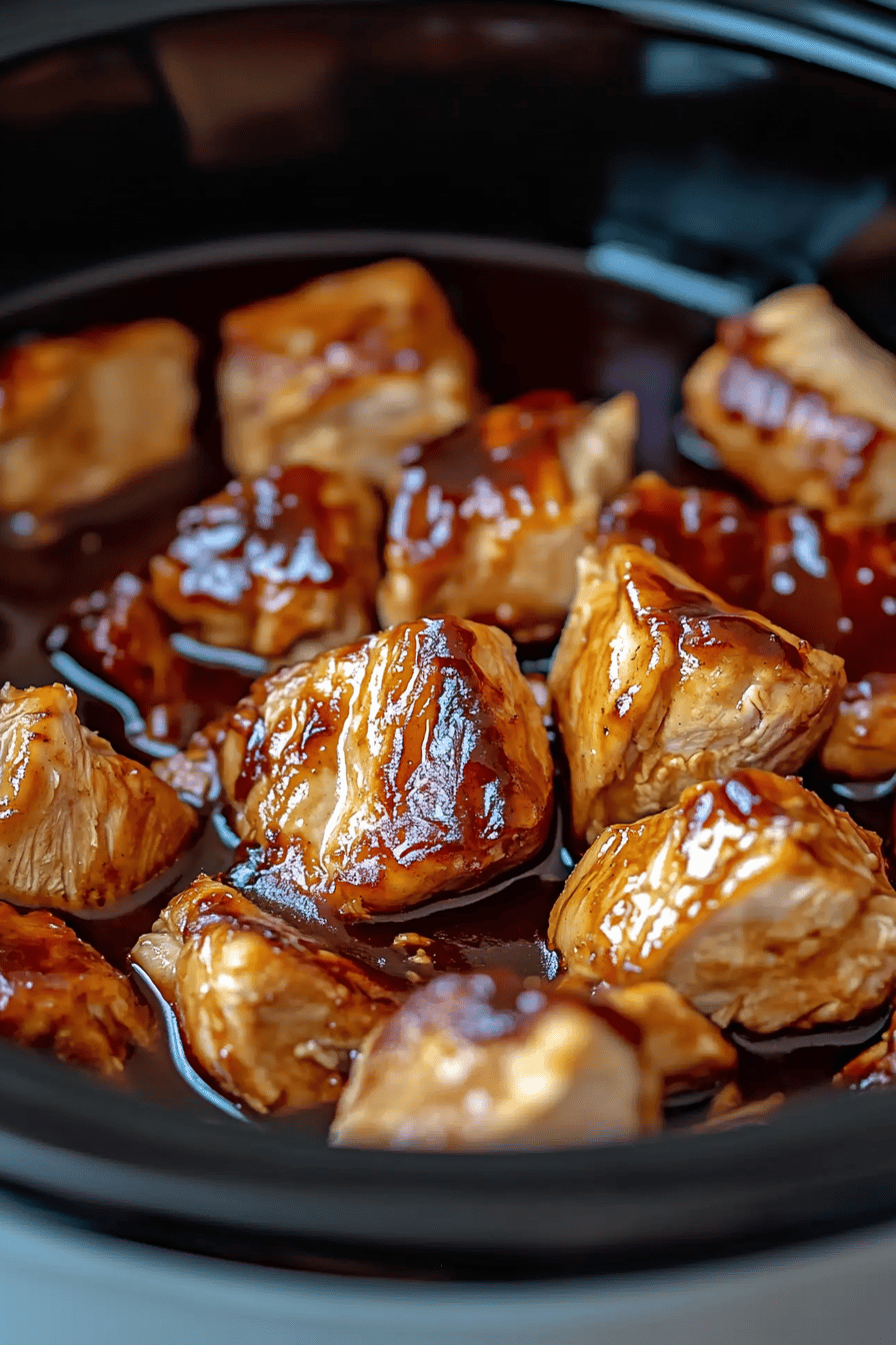 crockpot chicken ingredients organized and measured on kitchen counter