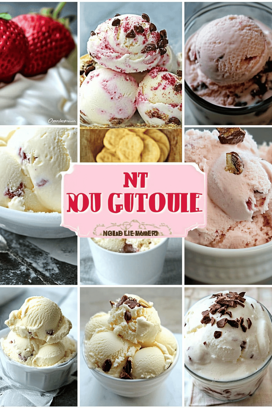 no churn ice cream ingredients organized and measured on kitchen counter
