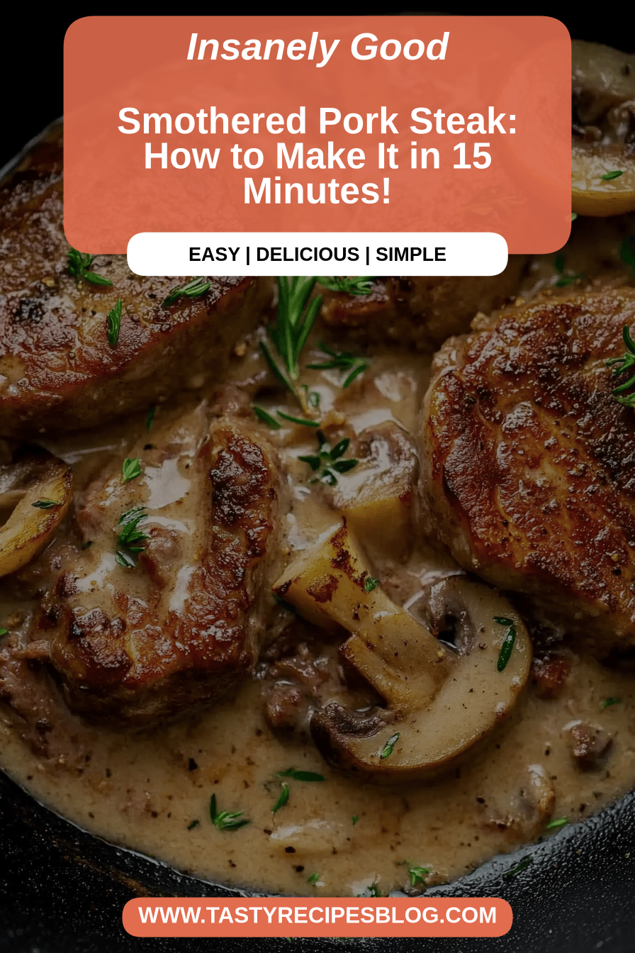 pork steak final dish beautifully presented and ready to serve