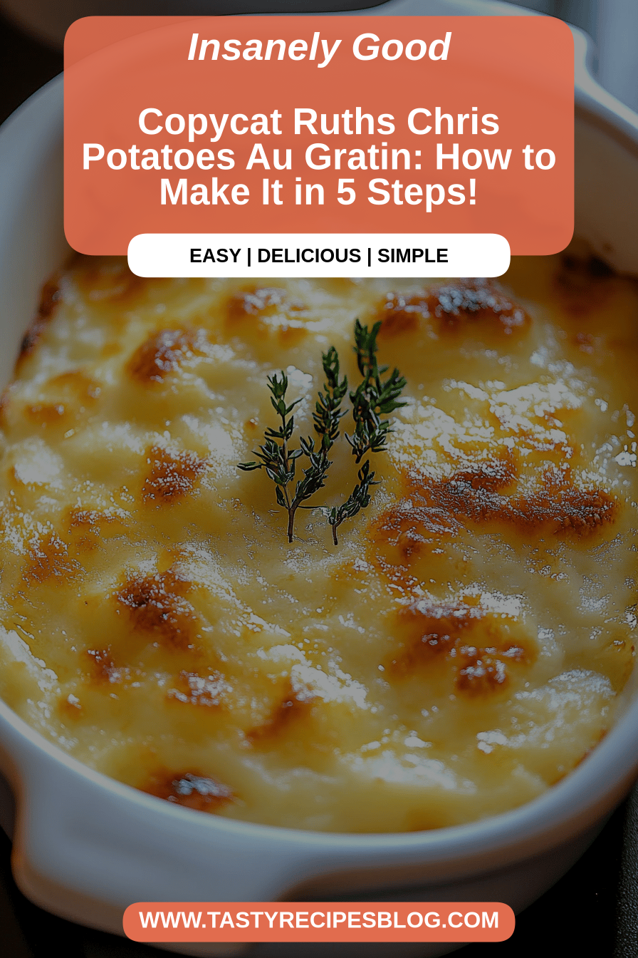 potatoes au gratin final dish beautifully presented and ready to serve