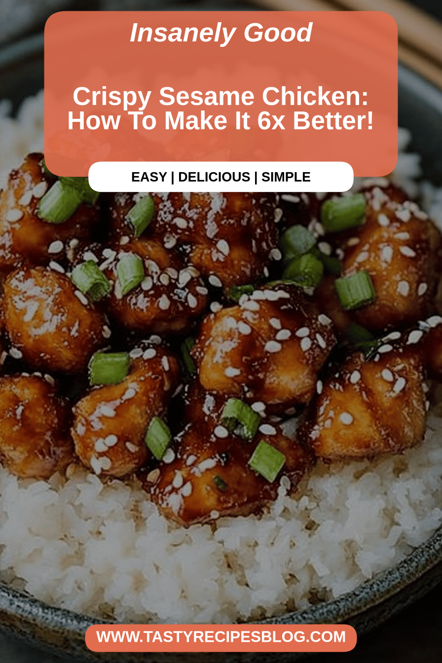 sesame chicken final dish beautifully presented and ready to serve