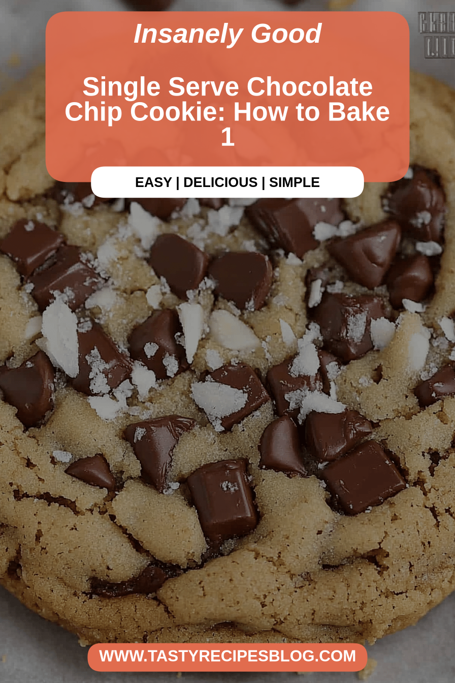 single serve cookie final dish beautifully presented and ready to serve