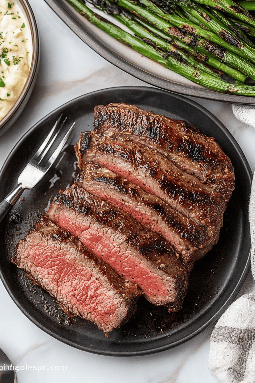 smoke a ribeye ingredients organized and measured on kitchen counter