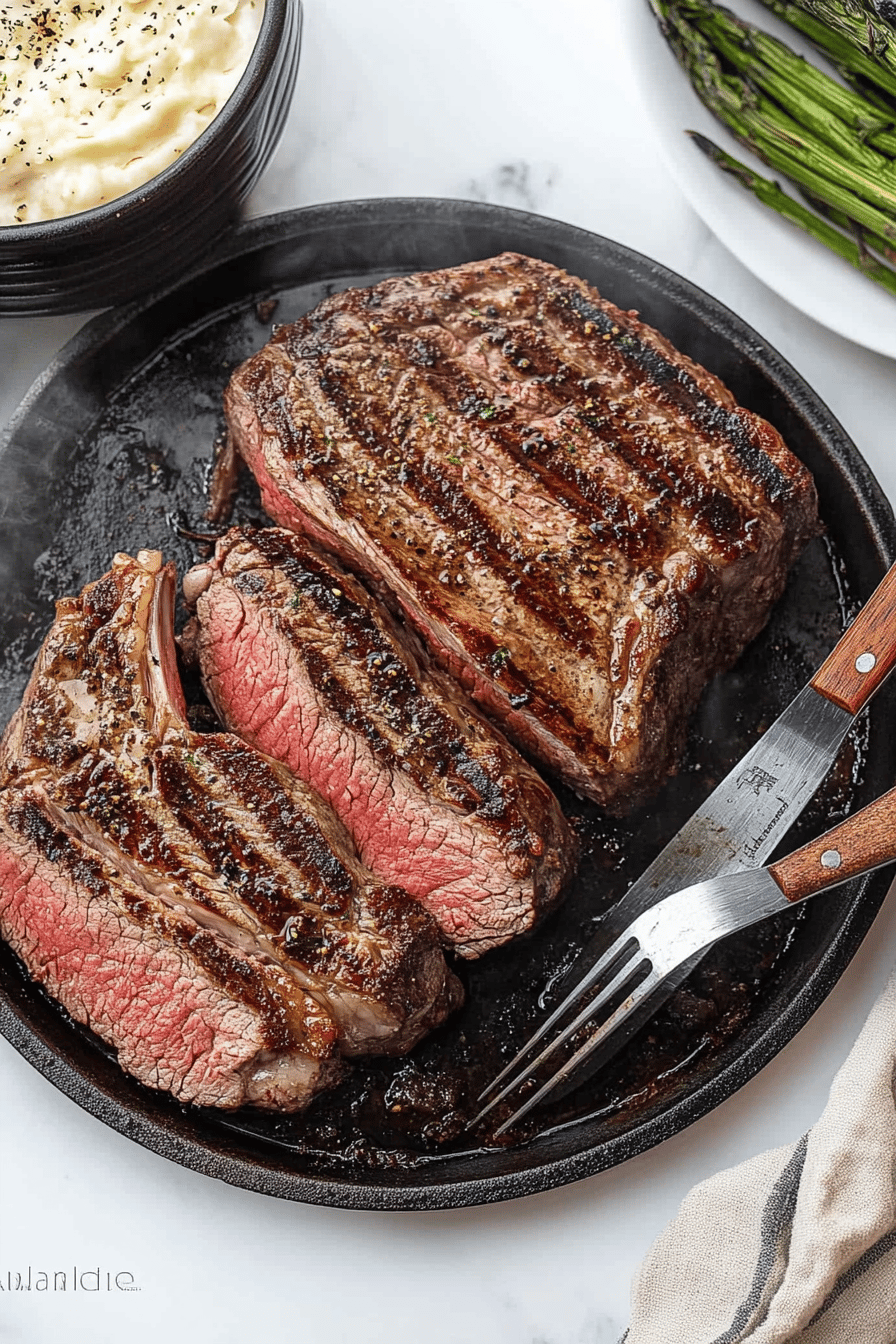 smoke a ribeye