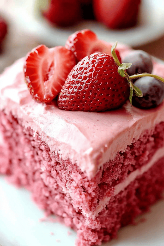 strawberry cake