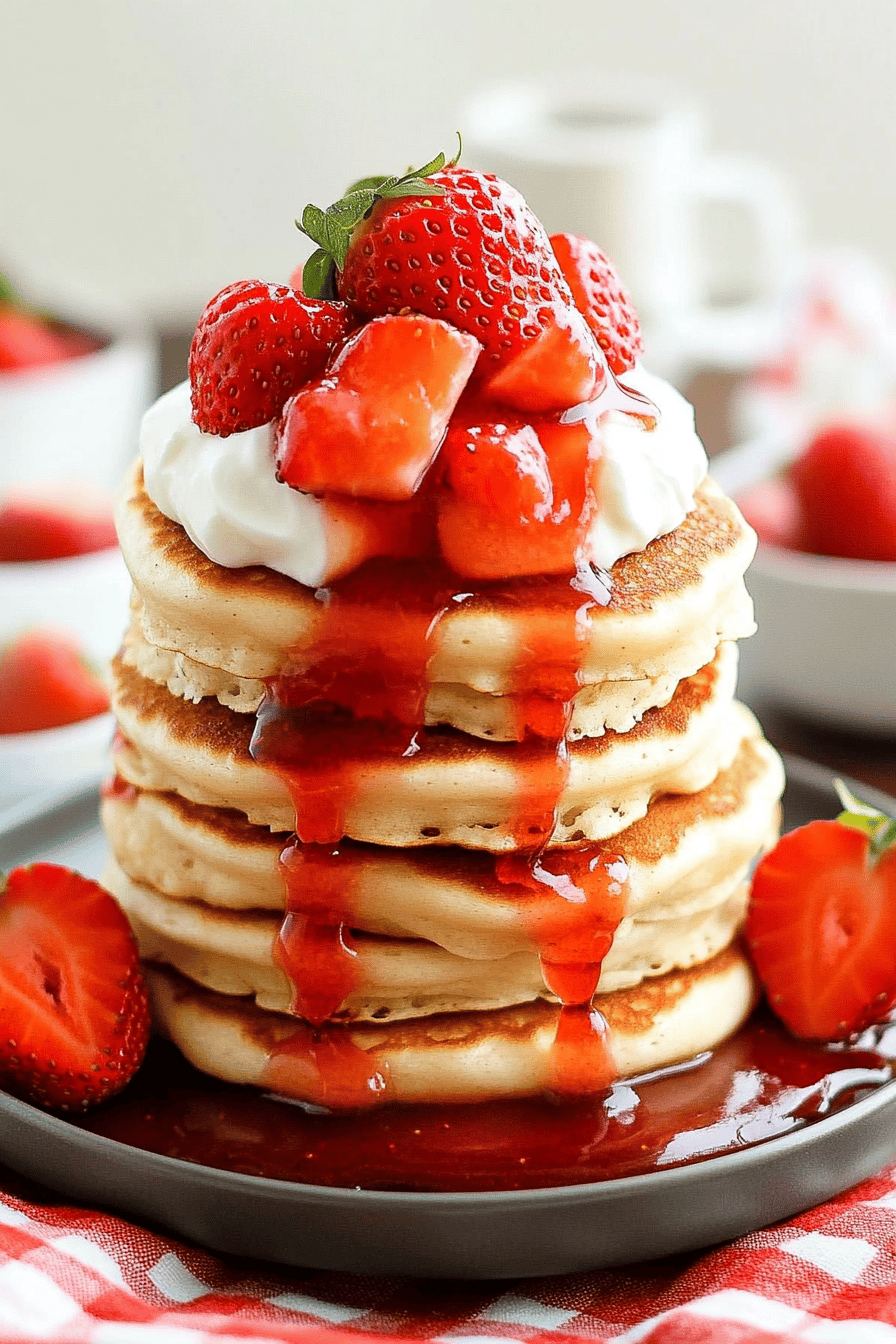 strawberry pancakes