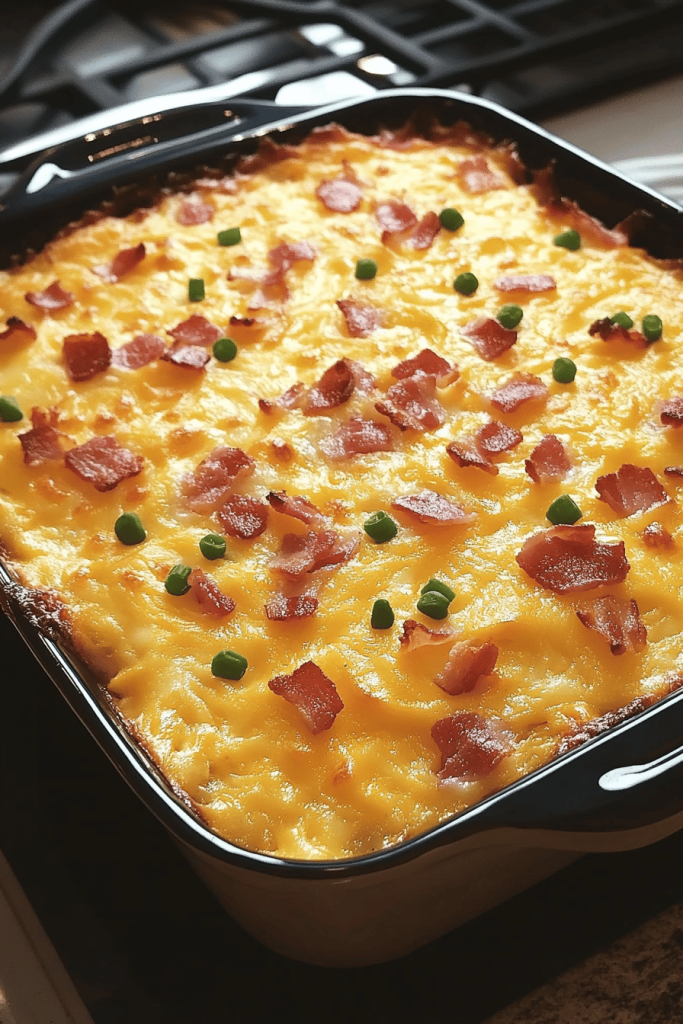 Bacon egg casserole