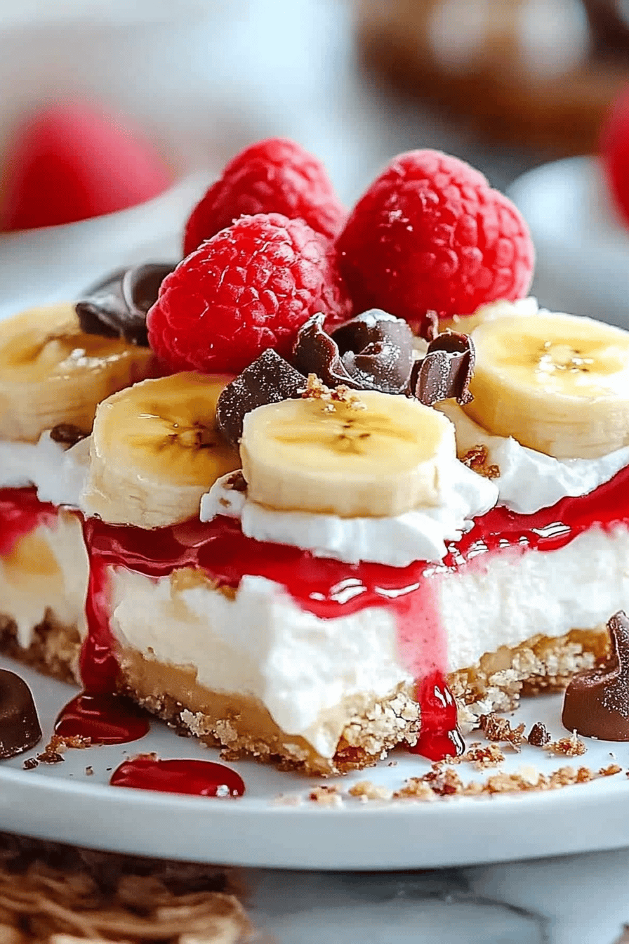 Banana Split ingredients organized and measured on kitchen counter
