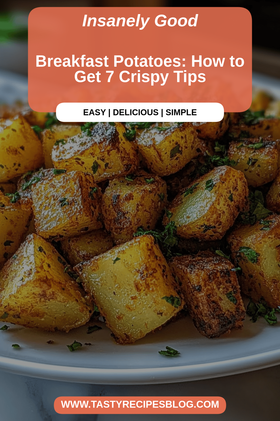 Breakfast Potatoes final dish beautifully presented and ready to serve