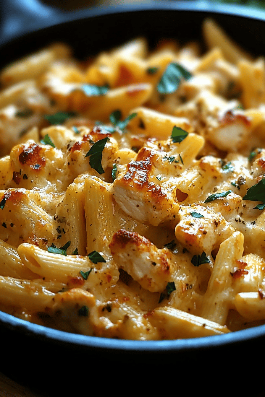 Cajun Chicken Pasta ingredients organized and measured on kitchen counter