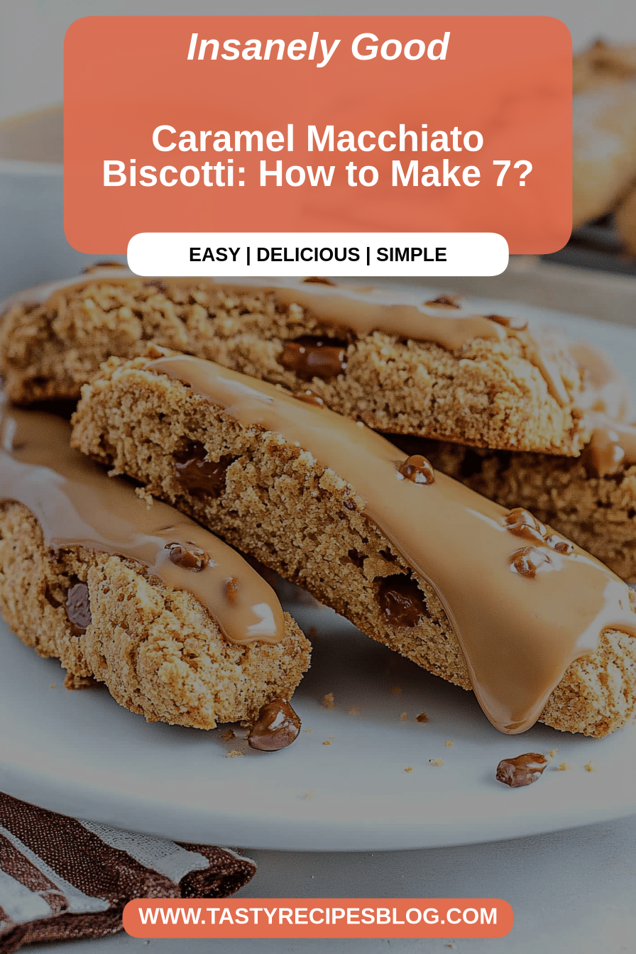 Caramel Macchiato Biscotti final dish beautifully presented and ready to serve
