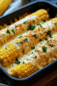 Cheesy Garlic Butter Corn