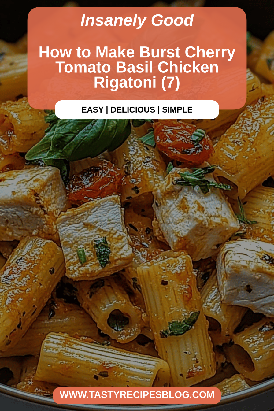 Chicken Rigatoni final dish beautifully presented and ready to serve