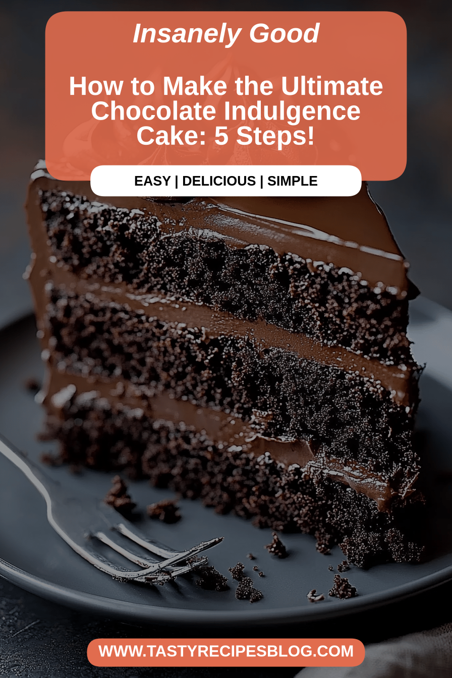 Chocolate cake recipe final dish beautifully presented and ready to serve