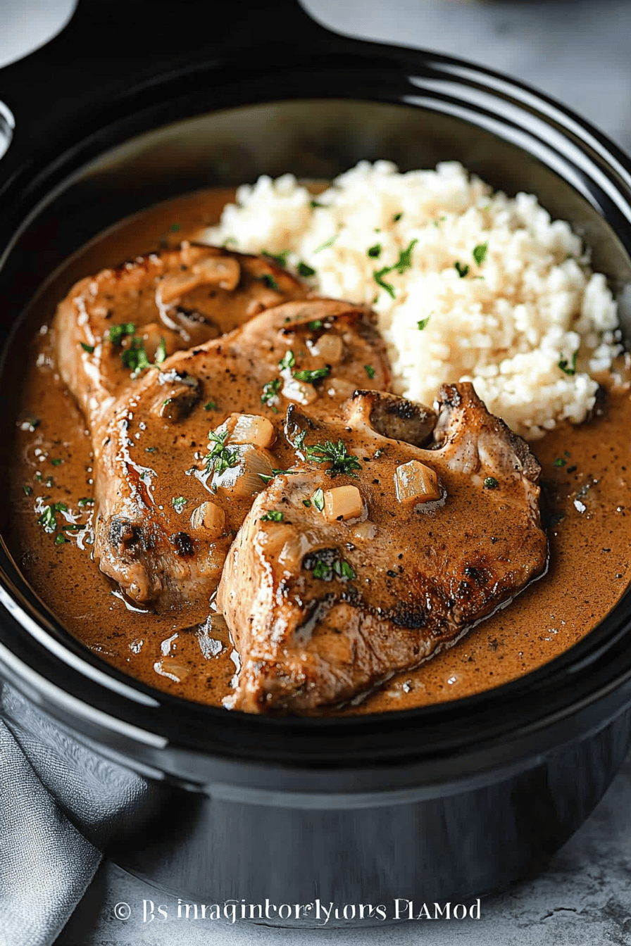 Crock Pot Pork Chops
