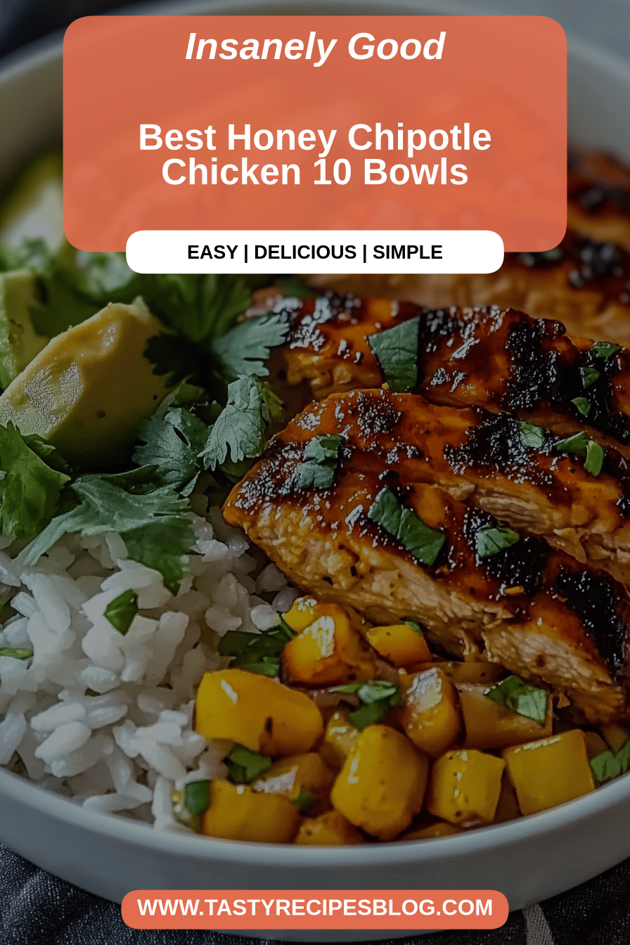 Honey Chipotle Chicken final dish beautifully presented and ready to serve