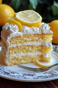 Italian Lemon Cream Cake