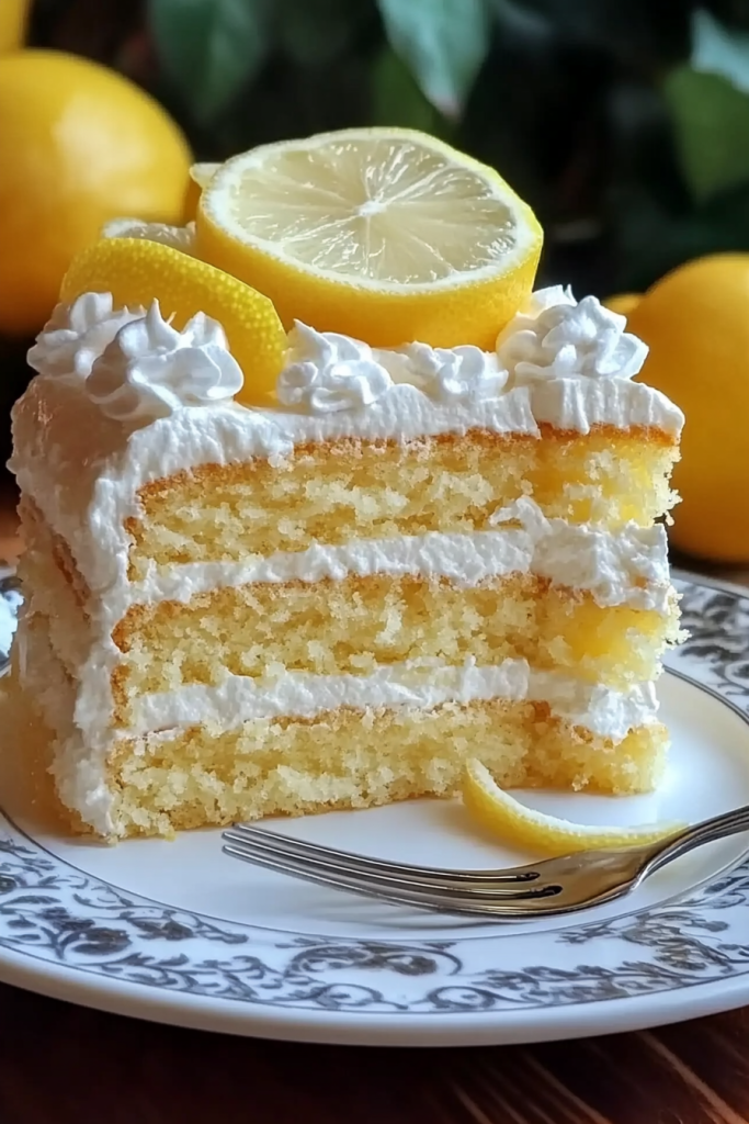 Italian Lemon Cream Cake