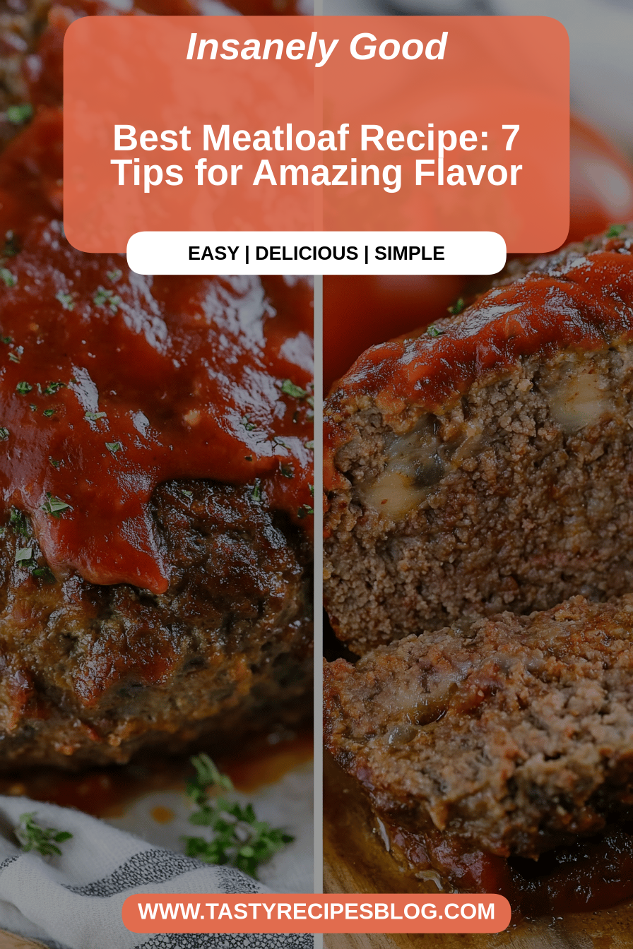 Meatloaf Recipe final dish beautifully presented and ready to serve