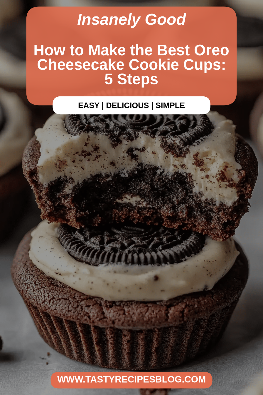 Oreo cheesecake cookies final dish beautifully presented and ready to serve