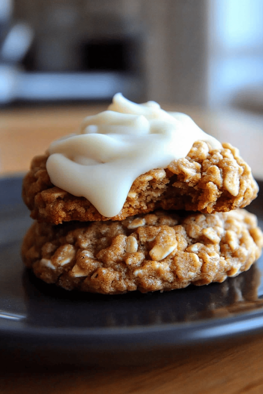 Pumpkin oatmeal cookies ingredients organized and measured on kitchen counter