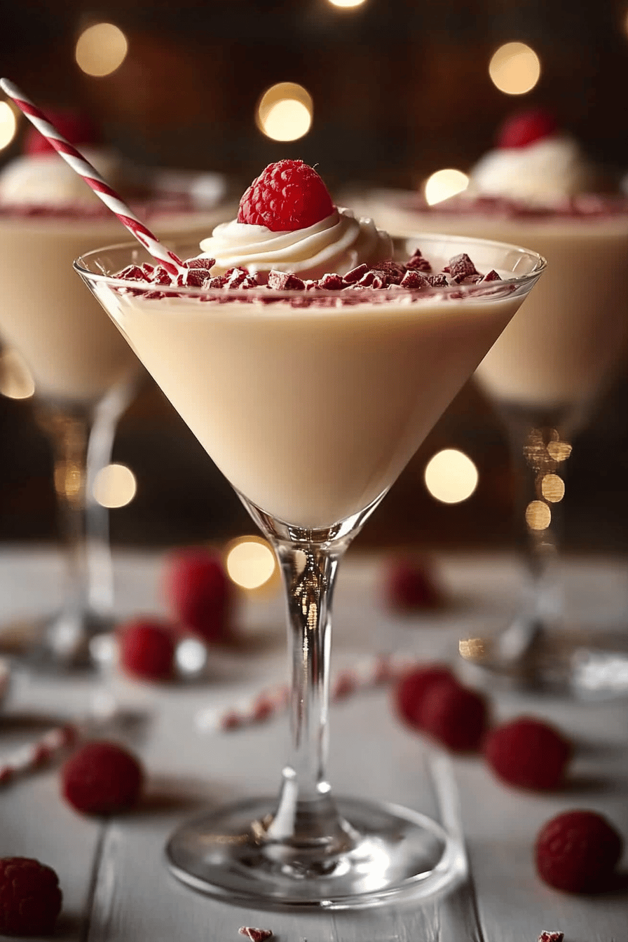 Raspberry White Chocolate Martini slice on plate showing perfect texture and swirl pattern